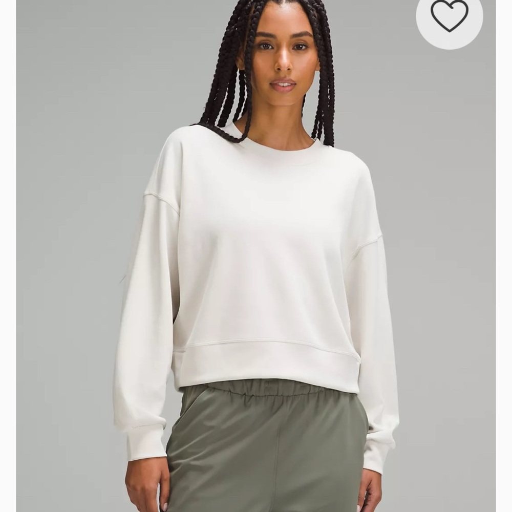 Lululemon Athletica Cream Relaxed Hoodie